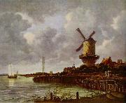 Tower Mill at Wijk bij Duurstede, Netherlands, Jacob van Ruisdael